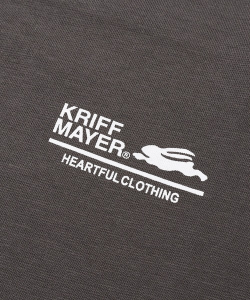 KRIFF MAYER Kid's Collection(クリフメイヤーキッズコレクション)の「UVカット袖ライン7分Tシャツ(Tシャツ/カットソー・キッズ・グレー/グレイッシュベージュ/サックスブルー/チャコール/マスタード/ライトグリーン・120/130/140/150/160/170)」の20枚目の写真