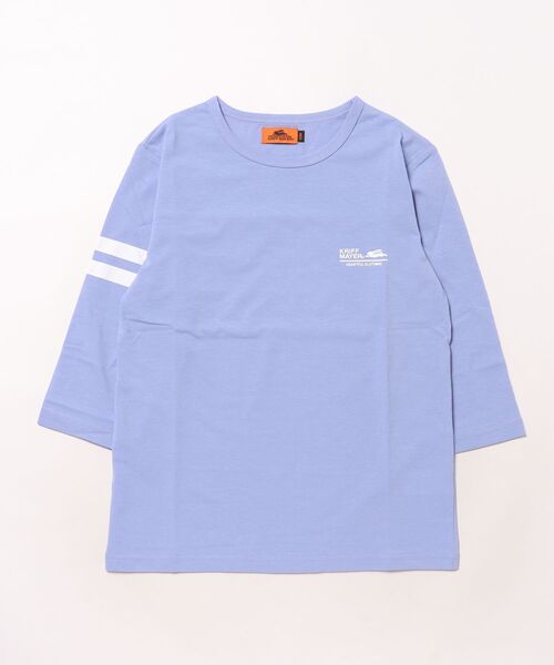 KRIFF MAYER Kid's Collection(クリフメイヤーキッズコレクション)の「UVカット袖ライン7分Tシャツ(Tシャツ/カットソー・キッズ・グレー/グレイッシュベージュ/サックスブルー/チャコール/マスタード/ライトグリーン・120/130/140/150/160/170)」の11枚目の写真