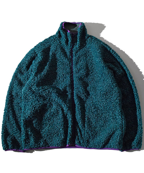 ALDIES（アールディーズ）の「Curly Boa Blouson / カーリーボアブルゾン（ブルゾン・メンズ・ライトグリーン/ダークグリーン/グレー・MEDIUM/LARGE/SMALL）」の10枚目の写真