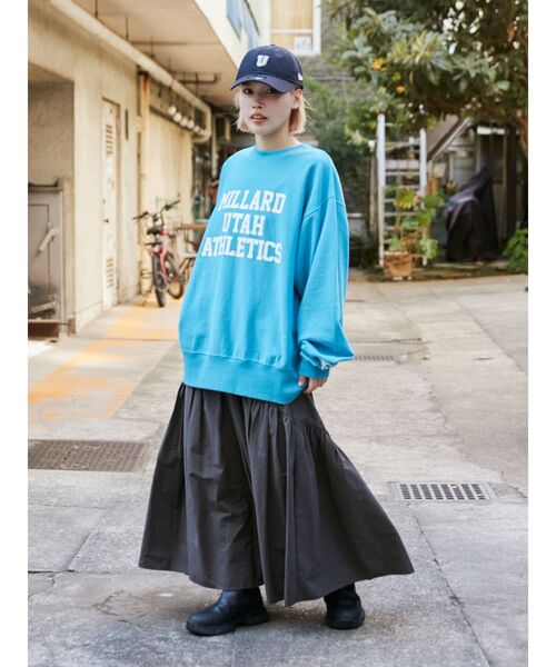 みーぼー様　アングリッド　ビッグシルエットロゴスウェット セール】ビッグシルエットロゴスウェット（スウェット）｜Ungrid