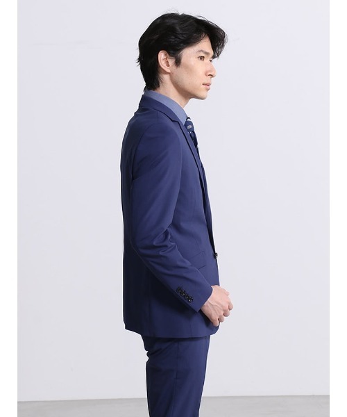 はるやま 春夏【2WAYストレッチ】スリーピース ブルー 定価70290円税込 2WAYストレッチ】スリーピーススーツ ブルー ストライプ RESPECT