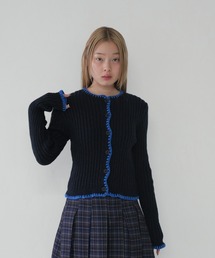 Uenui（ウニュイ）の「【 cunii 】ウェアカラーコーディネートカーディガン（カーディガン/ボレロ）」