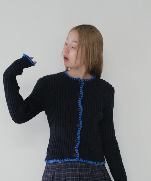 カーディガン 「 cunii 」ウェアカラーコーディネートカーディガン レディース Uenui カーディガン 「 cunii 」ウェアカラーコーディネート