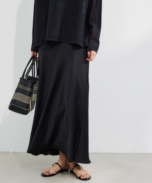 BARNYARDSTORM（バンヤードストーム）の「BARNYARDSTORM / サテンロングスカート（スカート・レディース・ベージュ/ブラウン/ブラック・FREE）」の21枚目の写真