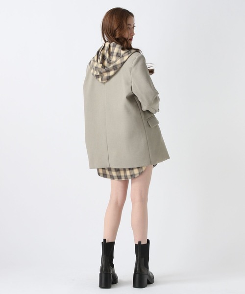 FOREVER 21（フォーエバー トゥエンティーワン）の「【2025SS】オーバーテーラードジャケット（テーラードジャケット・レディース・ブラック/ナチュラル/グレー・FREE）」の14枚目の写真