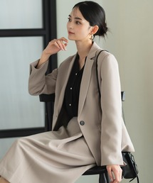 CELEN（セレン）の「【オフィスカジュアル 洗える UV加工 花粉防止】ベーシックストレッチテーラードジャケット 単品（スーツジャケット）」