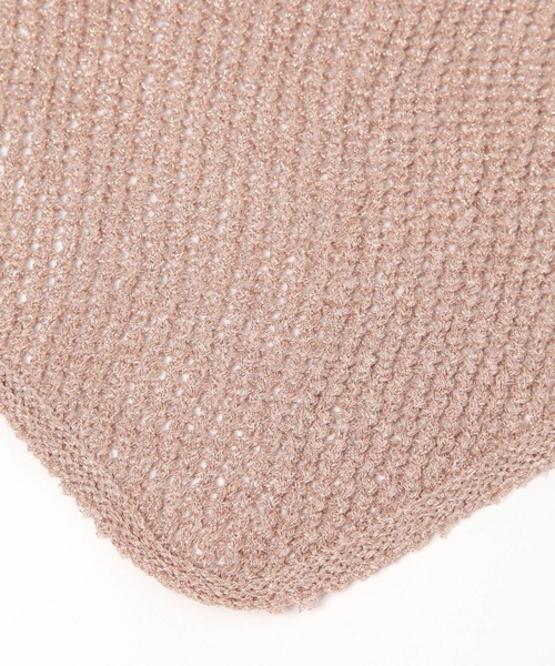 studio CLIP(スタディオクリップ)の「三角ラメストール(ストール/ショール・レディース・その他1/ピンク/ブラック・FREE)」の6枚目の写真