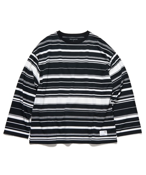 トップス uniform experiment BORDER LOOSE L/S TEE BORDER LOOSE L/S TEE（Tシャツ/カットソー）｜uniform