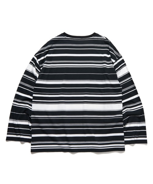 トップス uniform experiment BORDER LOOSE L/S TEE uniform experiment（ユニフォームエクスペリメント）の「BORDER LOOSE