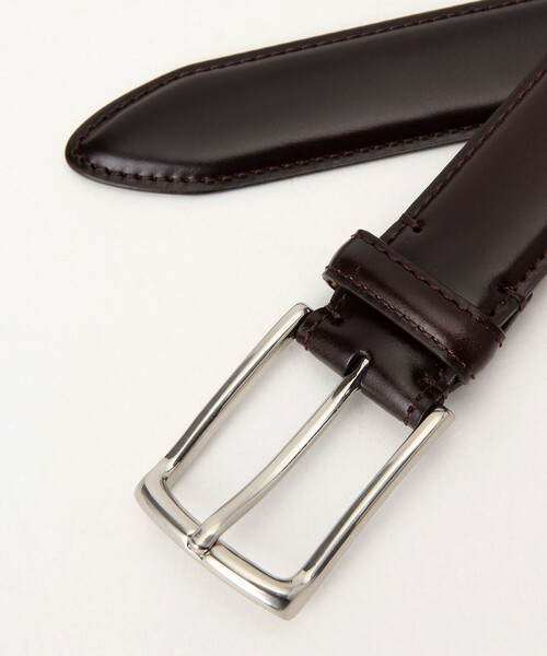 BEAMS PLUS(ビームスプラス)の「Cordovan Belt(ベルト・メンズ・ワイン/ブラック/ダークブラウン・34inch/30inch/32inch/36inch)」の22枚目の写真
