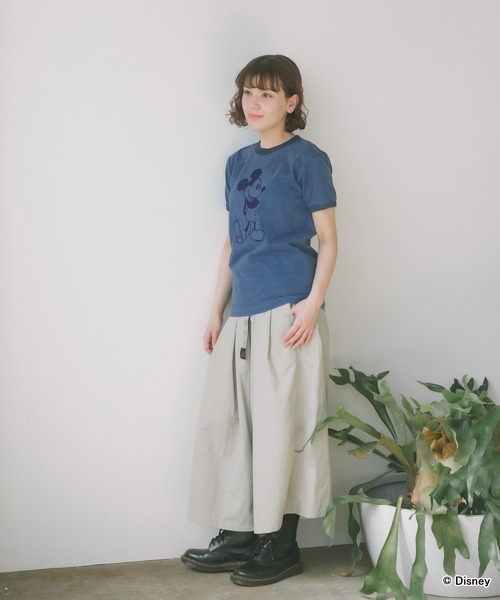 GOOD ROCK SPEED(グッドロックスピード)の「GOOD ROCK SPEED/グッドロックスピード / MICKEY MOUSE / RingerT リンガーTシャツ メンズ 秋物 秋服 2026年秋冬(Tシャツ/カットソー・メンズ・ネイビー/ブラック・L/S)」の9枚目の写真