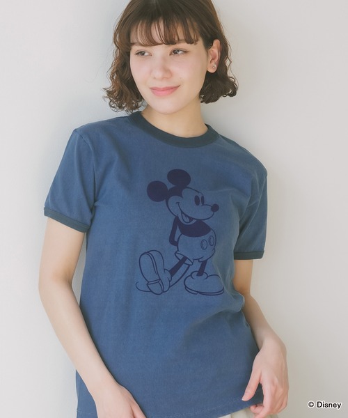 GOOD ROCK SPEED(グッドロックスピード)の「GOOD ROCK SPEED/グッドロックスピード / MICKEY MOUSE / RingerT リンガーTシャツ メンズ 秋物 秋服 2026年秋冬(Tシャツ/カットソー・メンズ・ネイビー/ブラック・L/S)」の18枚目の写真