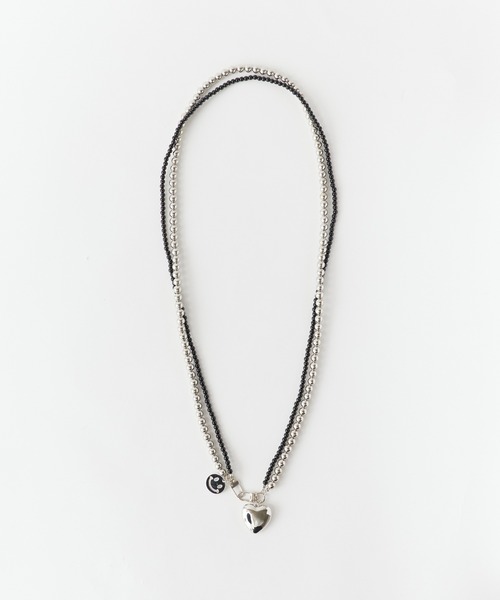 セール】Cell phone shoulder with heart & smiley face charm