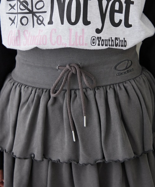 ODD STUDIO(オッドスタジオ)の「【OddStudio】ピグメントフリルミニスカート/CIAOPANIC TYPY(スカート・レディース・ピンク/ネイビー/チャコールグレー・ONE SIZE)」の7枚目の写真