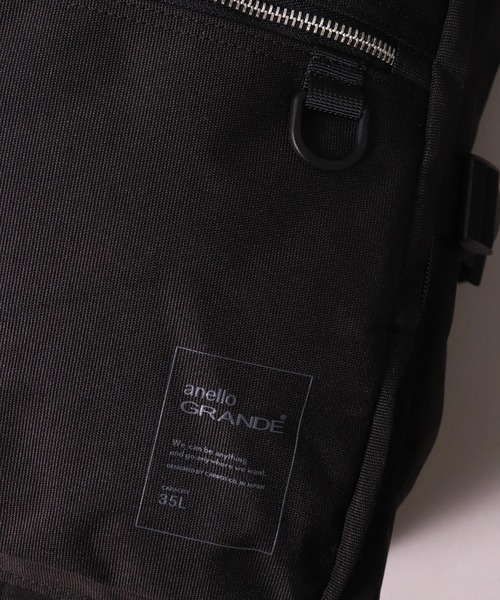 anello（アネロ）の「(LF)【anello】11ポケット/35L 両面撥水加工 大容量 バックパック（バックパック/リュック・レディース・ブラック×ピンク/ブラック×ブルー/ブラック×ブラック・ONE SIZE）」の19枚目の写真