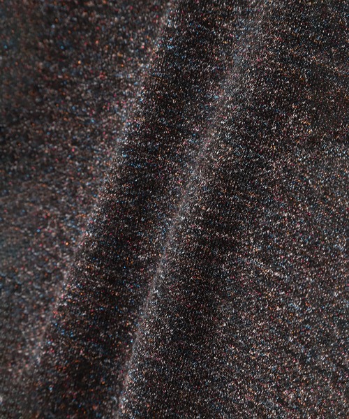 ROSE BUD（ローズバッド）の「【WEB・一部店舗限定】ラメスウェットプルオーバー（スウェット・レディース・ブラック/グレー/ピンク・ONE SIZE）」の6枚目の写真