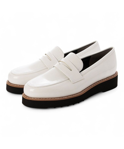 carino(カリーノ)の「【レイン対応】【2WAY】厚底タッセルローファー(ローファー・レディース・クリアブラック/ホワイト/ブラック・22.5cm/23cm/23.5cm/24cm/24.5cm)」の4枚目の写真