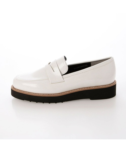 carino(カリーノ)の「【レイン対応】【2WAY】厚底タッセルローファー(ローファー・レディース・クリアブラック/ホワイト/ブラック・22.5cm/23cm/23.5cm/24cm/24.5cm)」の5枚目の写真