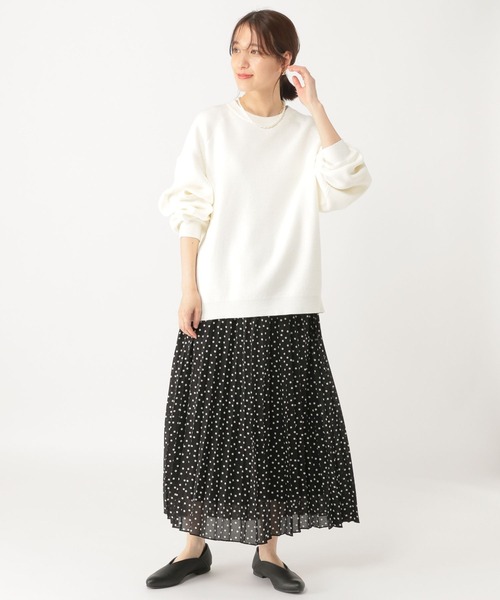 studio CLIP(スタディオクリップ)の「12ゲージ着丈選べるプルオーバー(ニット/セーター・レディース・ピンク/ホワイト/ライトグリーン/ネイビー・MEDIUM/LARGE)」の11枚目の写真