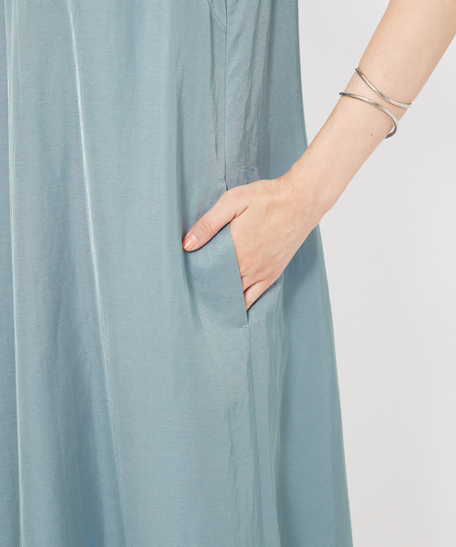 qualite(カリテ)の「【襟取り外し可能】2WAYボレロワンピース(ワンピース・レディース・ブラック/ブルー・36/38)」の18枚目の写真