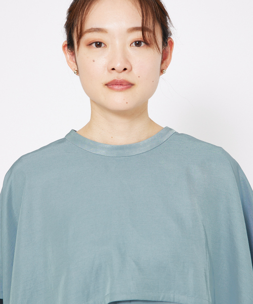 qualite(カリテ)の「【襟取り外し可能】2WAYボレロワンピース(ワンピース・レディース・ブラック/ブルー・36/38)」の11枚目の写真