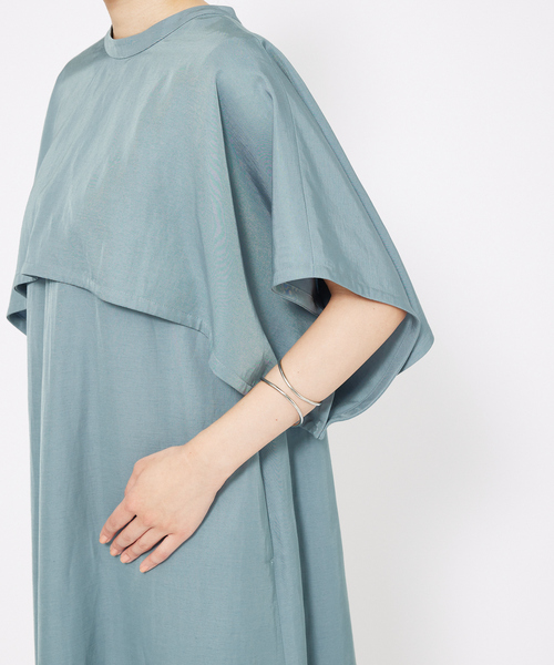 qualite(カリテ)の「【襟取り外し可能】2WAYボレロワンピース(ワンピース・レディース・ブラック/ブルー・36/38)」の12枚目の写真