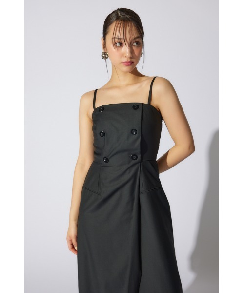 rienda(リエンダ)の「フリルカーディガンセットロンパース 春服(パンツドレス・レディース・ベージュ/グレー/ブラック・SMALL/MEDIUM)」の5枚目の写真