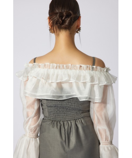 rienda(リエンダ)の「フリルカーディガンセットロンパース 春服(パンツドレス・レディース・ベージュ/グレー/ブラック・SMALL/MEDIUM)」の19枚目の写真