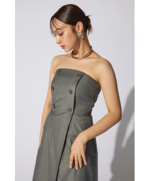 rienda(リエンダ)の「フリルカーディガンセットロンパース 春服(パンツドレス・レディース・ベージュ/グレー/ブラック・SMALL/MEDIUM)」の13枚目の写真