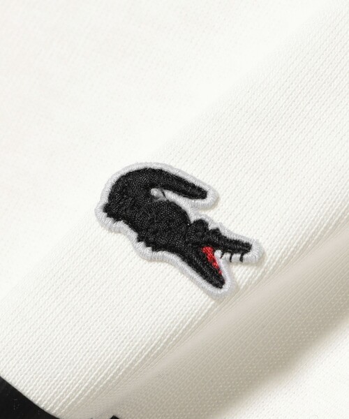 LACOSTE(ラコステ)の「LACOSTE / ヘビーウェイト ブランドネーム ロゴTシャツ(Tシャツ/カットソー・メンズ・ブラック/グレー/ホワイト・2/3/4/5)」の8枚目の写真