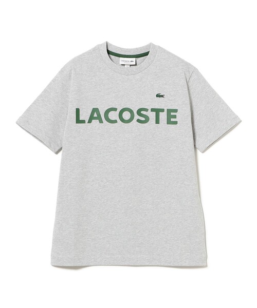 LACOSTE(ラコステ)の「LACOSTE / ヘビーウェイト ブランドネーム ロゴTシャツ(Tシャツ/カットソー・メンズ・ブラック/グレー/ホワイト・2/3/4/5)」の9枚目の写真