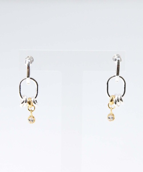 Gready Brilliant（グレディブリリアン）の「Ｂｉｊｏｕイヤリング（イヤリング・レディース・シルバー×ゴールド・FREE）」の10枚目の写真