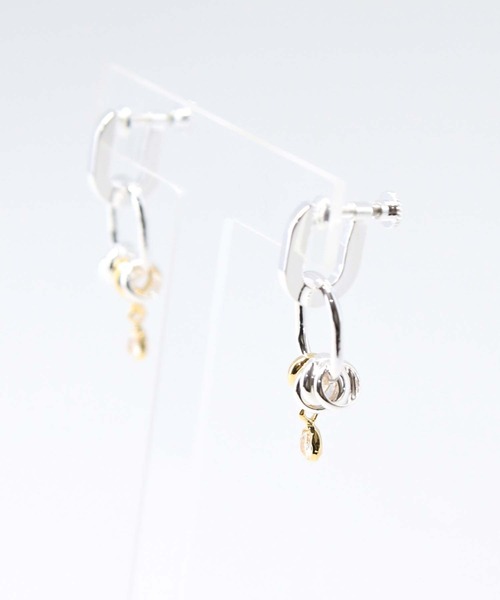 Gready Brilliant（グレディブリリアン）の「Ｂｉｊｏｕイヤリング（イヤリング・レディース・シルバー×ゴールド・FREE）」の11枚目の写真