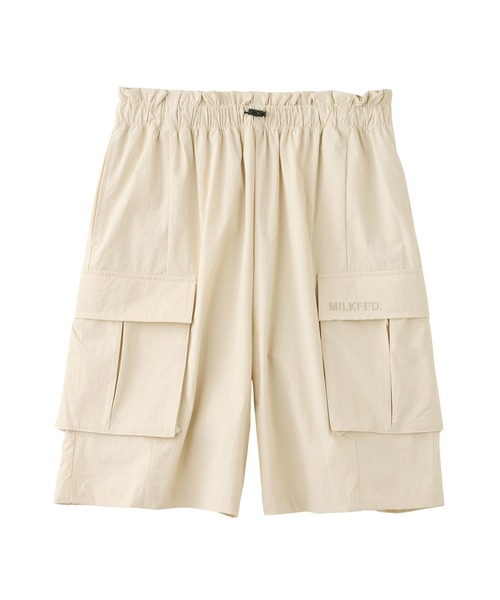 Ocean Pacific（オーシャンパシフィック）の「MILKFED. × OP CARGO SHORTS（ラッシュガード・レディース・オフホワイト/ブラック/オリーブ・S/M）」の17枚目の写真