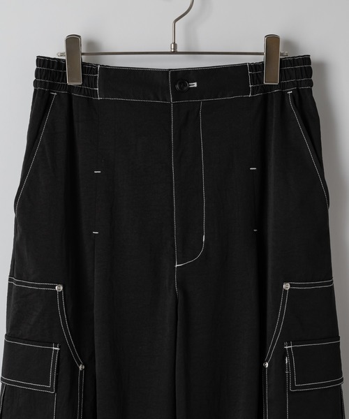 Double knee parachute slacks/ダブルニーパラシュート