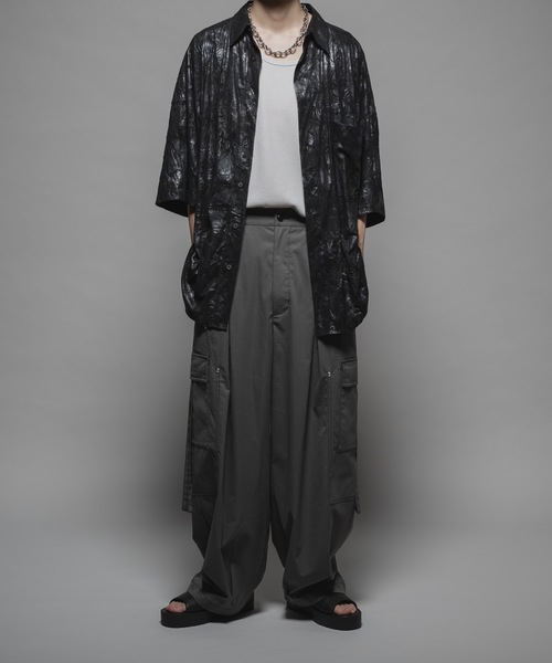 Double knee parachute slacks/ダブルニーパラシュート