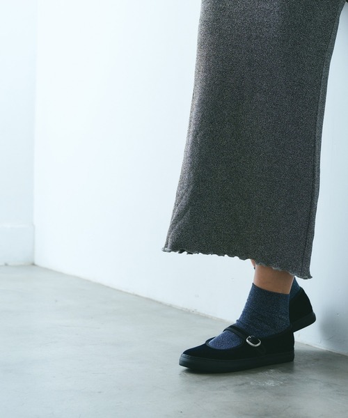 SLACK FOOTWEAR（スラックフットウェア）の「カンフーシューズ ゆべし メリージェーン TOLTE  トルテ ベルベット ベロア ストラップ（バレエシューズ・レディース・ボルドー/ネイビー・23.0cm/25.0cm/25.5cm/23.5cm/24.0cm/24.5cm）」の22枚目の写真