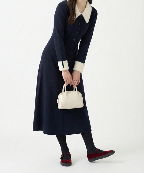 SLACK FOOTWEAR（スラックフットウェア）の「カンフーシューズ ゆべし メリージェーン TOLTE  トルテ ベルベット ベロア ストラップ（バレエシューズ・レディース・ボルドー/ネイビー・23.0cm/25.0cm/25.5cm/23.5cm/24.0cm/24.5cm）」の15枚目の写真