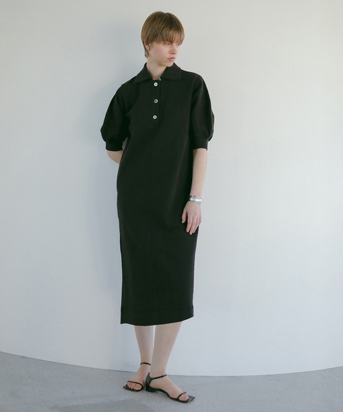 MANOF（マノフ）の「SWITCHING POLO ONE PIECE（ワンピース）」 - WEAR