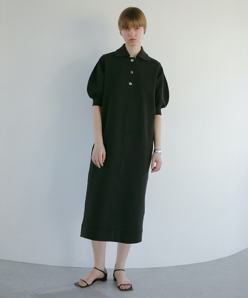 MANOF（マノフ）の「SWITCHING POLO ONE PIECE（ワンピース）」 - WEAR
