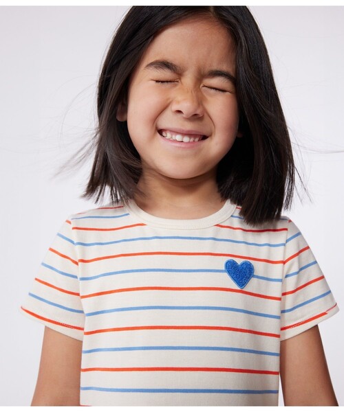PETIT BATEAU(プチバトー)の「半袖ワンピース(ワンピース・キッズ・ホワイト系その他・6YEAR/8YEAR/12YEAR/10YEAR)」の3枚目の写真