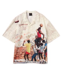 JORDAN BRAND M J AIR JDN PG CAMP SHIRT / ジョーダンブランド ジョーダン AIR JDN PG CAMP S/S トップ / NIKE【SP】