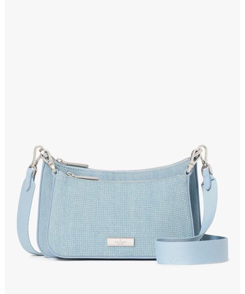 デュエット デニム ホット フィックスド ピアス クロスボディ