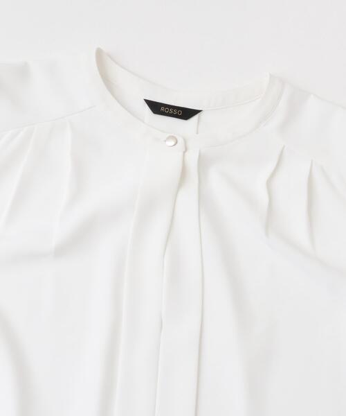 URBAN RESEARCH ROSSO WOMEN(アーバンリサーチ ロッソ)の「2WAYウォッシャブルフレアスリーブブラウス(シャツ/ブラウス・レディース・オフホワイト/ネイビー/オレンジ・FREE)」の12枚目の写真