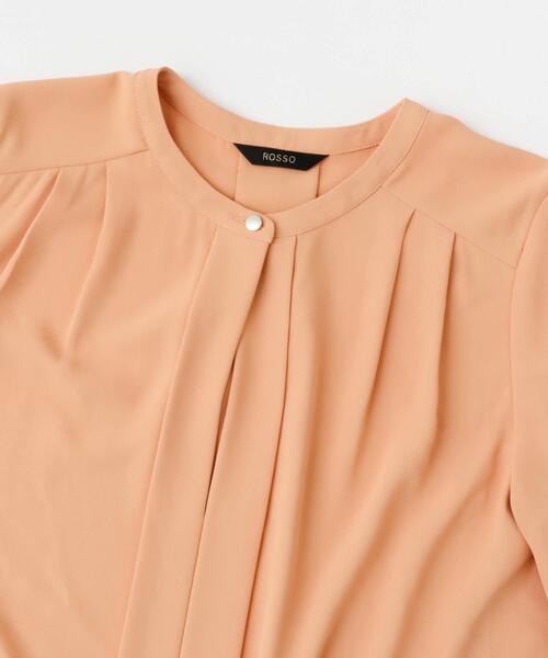 URBAN RESEARCH ROSSO WOMEN(アーバンリサーチ ロッソ)の「2WAYウォッシャブルフレアスリーブブラウス(シャツ/ブラウス・レディース・オフホワイト/ネイビー/オレンジ・FREE)」の18枚目の写真