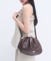 mellowneon | 2wayギャザーがま口バッグ(ショルダーバッグ)