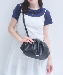 2wayギャザーがま口バッグ