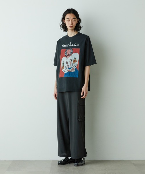 NANO universe（ナノユニバース）の「｢HOTEL PALACE｣オテルパラス アンリマティス アートグラフィックTシャツA（Tシャツ/カットソー・メンズ・ブラック/ホワイト・M/L）」の10枚目の写真