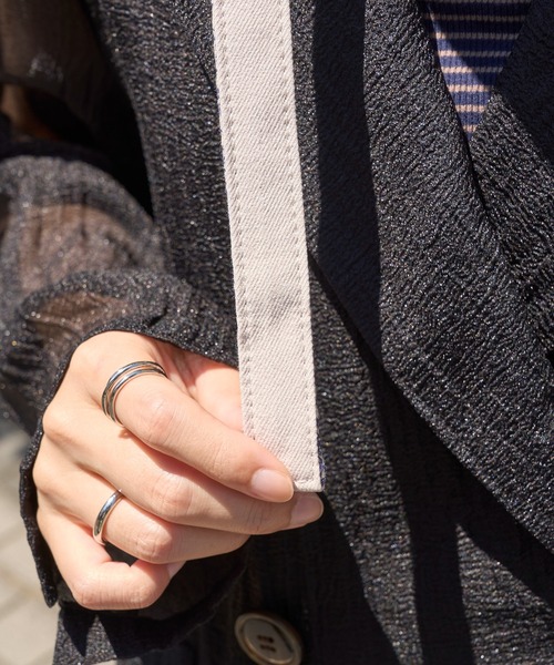 moz（モズ）の「【MOZ】171-0023 リボンバケットハット（キャップ・レディース・ベージュ/ブラック/カーキ/ナチュラル・FREE）」の10枚目の写真