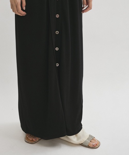 ADAM ET ROPE'（アダムエロペ）の「ポロシャツライクカットソーワンピース（ワンピース・レディース・ブルー系その他4/ブラック・FREE）」の22枚目の写真